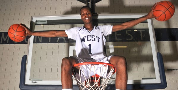 Pocono Mountain West's Quindell Brice is the Pocono Record boys basketball Player of the Year.