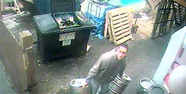 Pocono Mountain Regional Police are looking for help identifying two men who stole empty half-kegs from Van Gilder's Jubilee Restaurant in Pocono Pines on Feb. 23. Do you recognize the man in this surveillance photo? Call police at 570-895-2400.