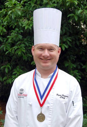 University of Georgia Food Services Chef Bryan Haymans has been selected to compete in the Culinary Challenge at the National Association of College and University Food Services Southern Region Conference on Thursday at Vanderbilt University in Nashville, Tenn.