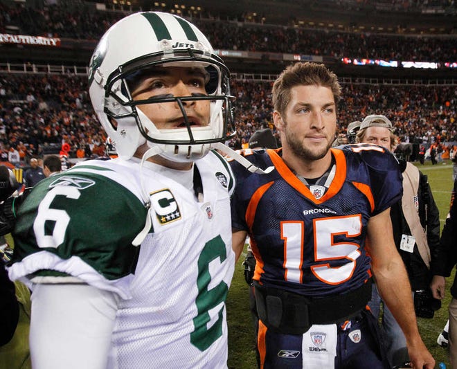 Tim Tebow was traded from the Denver Broncos to the New York Jets on Wednesday.