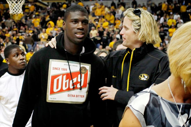 Missouri offensive coordinator David Yost, right, was thrilled to land Springfield Hillcrest receiver Dorial Green-Beckham in the 2012 recruiting class and is making headway on 2013’s group. A website called Hudl.com helps the coaches evaluate prospects.