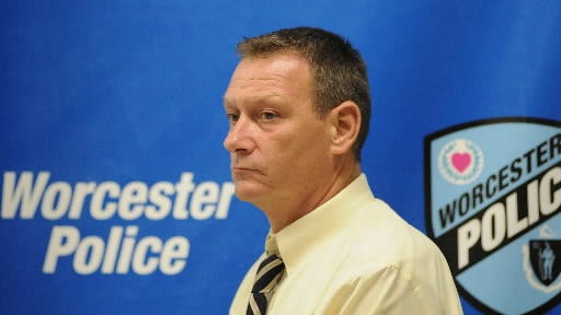 Police Chief Gary J. Gemme at a Crime Watch meeting in 2009.