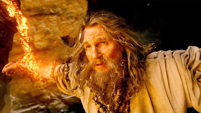 Liam Neeson as Zeus in "Wrath of the Titans."