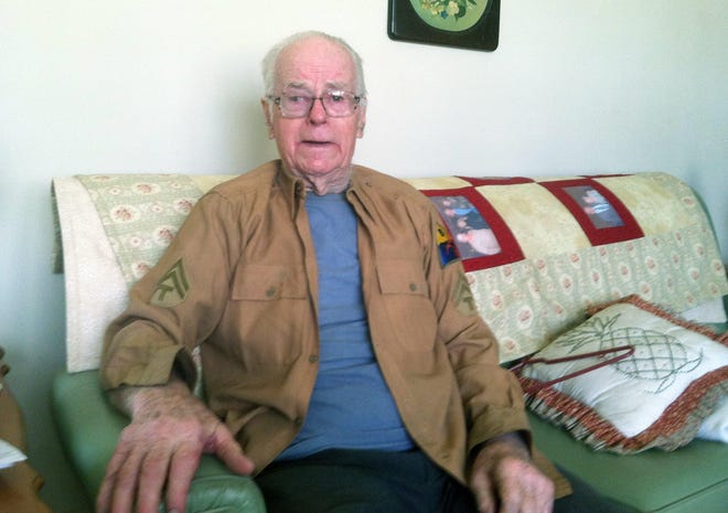 Lawrence Fowler Sr., 90, of Norwich, served in the U.S. Army during World War II.