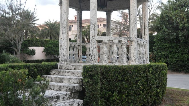 The town will try to prevent access to the gazebo, which was once part of the Casa Bendita estate.