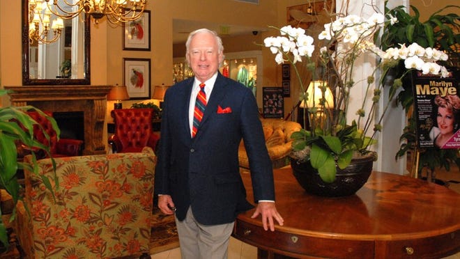 Roger Everingham, Vice President and general manager of The Colony, stands in the lobby of the hotel.