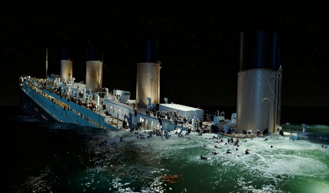THE 3-D VERSION of James Cameron's romantic epic "Titanic" is opening in theaters on Friday. (PARAMOUNT )