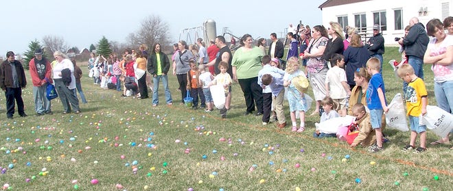 Many participated in the Easter Egg Grab last year at New Hope Church.