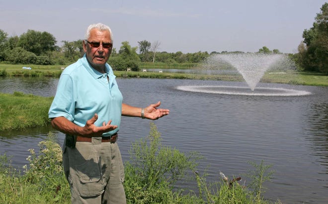 Don Gasparini talks about the property he owns adjacent to Four Lakes Forest Preserve on Wednesday, Aug. 31, 2011, in Pecatonica. The Winnebago County Forest Preserve is negotiating to buy the property.