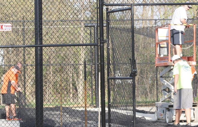 The Washington Recreation Association’s new batting cages are available for use at the Washington Park baseball/softball complex.