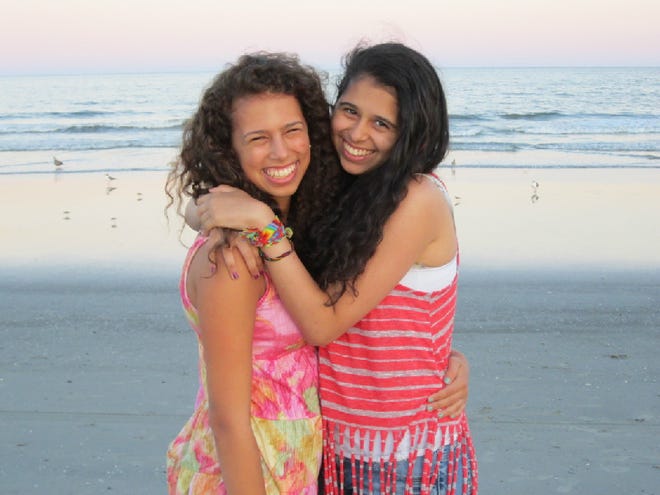 Dayna Altman, left, and her sister, Jamie, of Southborough