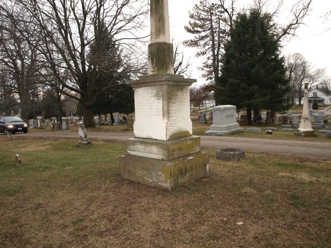 The Soldiers’ Monument in Olio Township Cemetery was dedicated in 1868, following a community drive led by Captain Jo Major. It bears the names of soldiers’ of Company “A” of the 86th Illinois Infantry who were killed in action. Over the years, the monument has been the focal point of each annual community Memorial Day service. The Eureka Rotary Club has undertaken a project to restore it to its earlier glory.