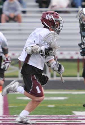 Connor Heidenreich is one of the area's top returning lacrosse players for the 2012 season.