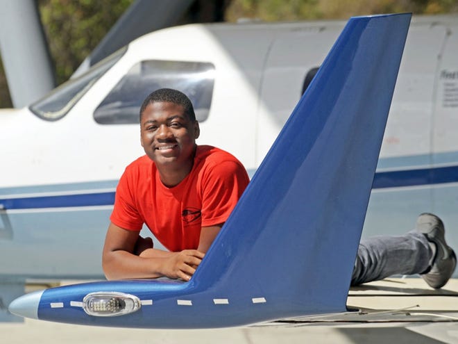 Adarius Enzor is a student at the Central Florida Aerospace Academy and want to be a pilot in Lakeland, FL on Thursday March 1, 2012.