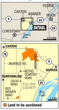 Land sale to include prime hunting,
fishing property in Fulton County
