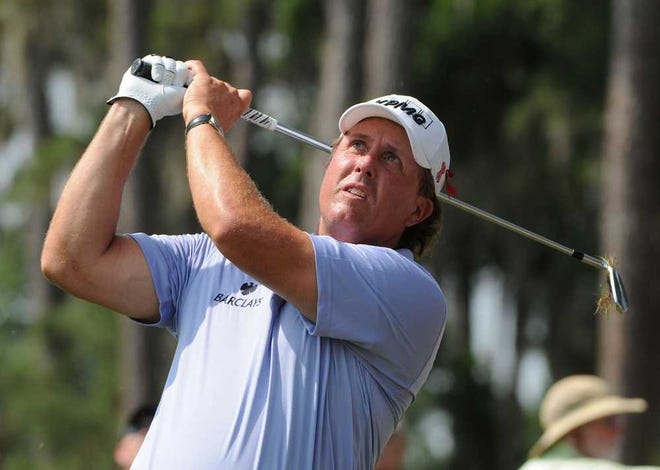 The Times-Union Phil Mickelson, playing the second round of The Players Championship last year, will be one of five inductees to the World Golf Hall of Fame on Monday.