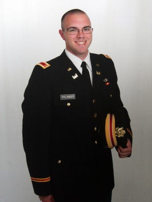 David Rylander of Stow, 23 an Army Second Lieutenant, in a 2011 family photo. Rylander a West Point academy graduate was killed by an IED while serving in Afghanistan on May, 2, 2012. (Photo Courtesy of the Rylander family)