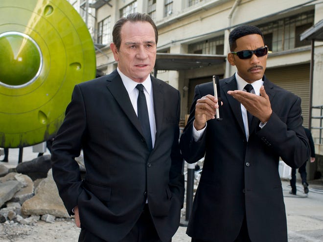 Tommy Lee Jones, left, and Will Smith star in Columbia Pictures' "Men in Black III." (Sony Pictures)