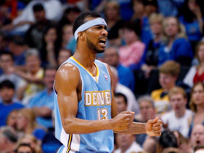 Former Gator Corey Brewer spent last season with the Denver Nuggets. (The Associated Press)