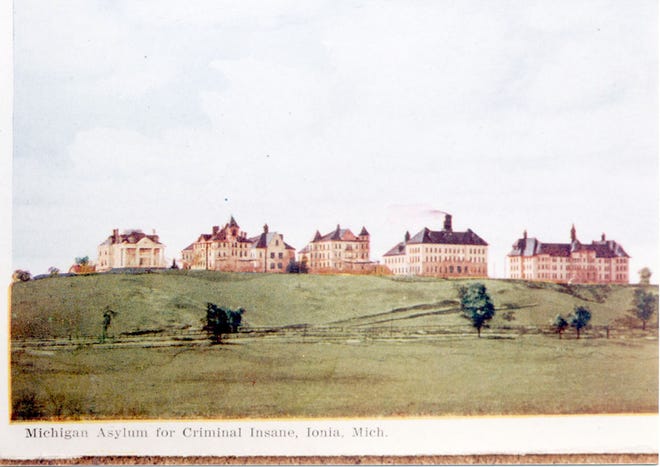 The Ionia State Hospital complex on Riverside Drive had 10 buildings for residents, nine for men and one for women. The original buildings were designed with Victorian-style architecture.