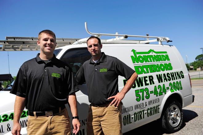 Brett Crowley, left, and Randy Crowley operate Northside Exteriors.