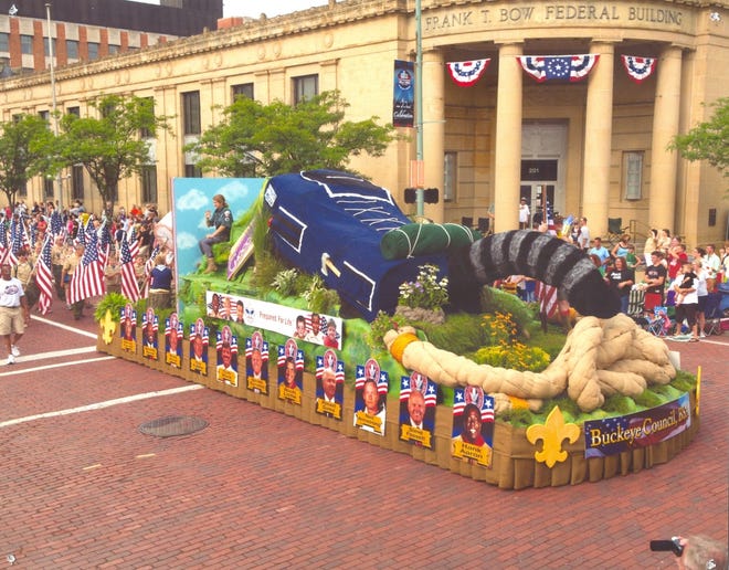 • The Buckeye Council, Boy Scouts of America Pro Football Hall of Fame Enshrinees Festival Grand Parade float.