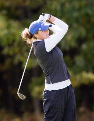 Sarah Hoffman and the Grand Valley State women's golfer are competing in the NCAA Division II Championships this week at The Meadows Golf Course.