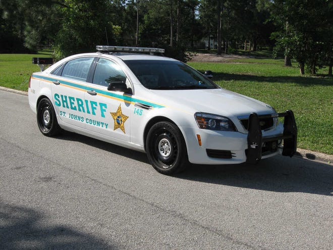 dan.scanlan@jacksonville.com--6/5/12 This 355-hp Chevrolet Caprice PPV, a stretched and heavily modified version of the defunct Pontiac G8, is the latest addition to the St. Johns County Sheriff's Office. At least one other area sheriff's office is looking at them, as well as the new Ford Taurus Interceptor, to replace some of their current cruisers.