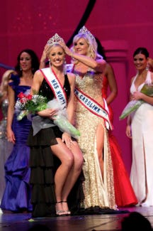 Wilmington resident Corinne Edwards was crowned the new Mrs. North Carolina United States 2012 on June 1st at Newton-Conover Auditorium in Newton, NC. Courtesy photo