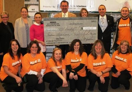 The first Metro's Golf Drive for Multiple Sclerosis raised $14,000 for research into a cure for multiple sclerosis. This year's outing will be held in September at Bensalem Country Club.