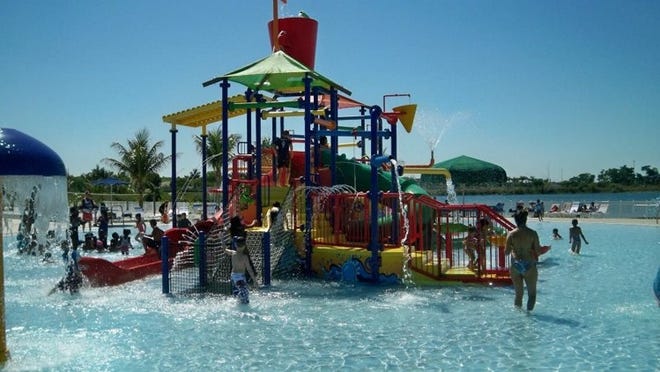 Children will enjoy the 7,300-square-foot children's interactive water playground with jets, sprays, slides and a 300-gallon dump bucket at Sailfish Splash Waterpark in Stuart.