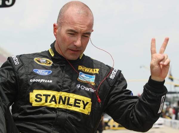 Marcos Ambrose will start on the pole Sunday at Sonoma. (Bob Brodbeck | Associated Press)