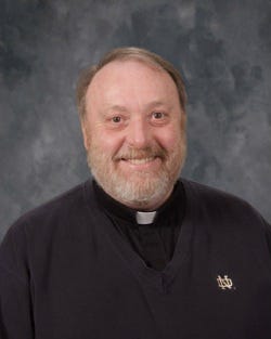 Monsignor Thomas Mack, newly assigned pastor at Immaculate Conception Church