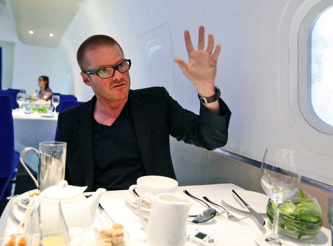 British celebrity chef Heston Blumenthal talks his role in developing food for the London 2012 Olympics.