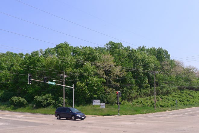 Griffin Woods, at the northeast corner of Washington Street and Chatham Road.