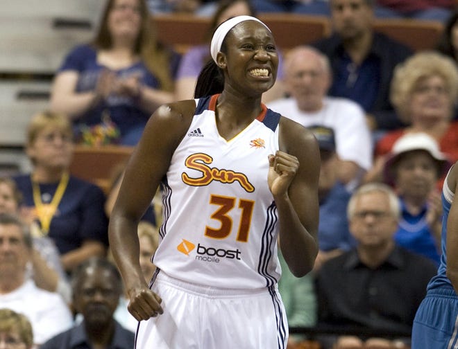 Connecticut third-year player Tina Charles needs 67 rebounds to reach 1,000 for her career.
