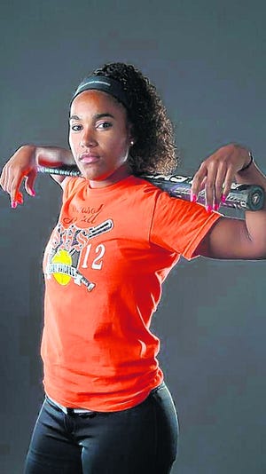 HTPreps' Softball Player of the Year Jade Rhodes set
a number
 of school records this past season, including hitting 11 home runs to 
increase her career total to 23. Rhodes received an athletic scholarship to 
play softball at Auburn University where she plans to study veterinary 
medicine.
STAFF PHOTO /