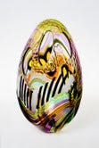 One of Jeffrey P’an's glass blown EGG creations to be viewed at upcoming exhibit.
