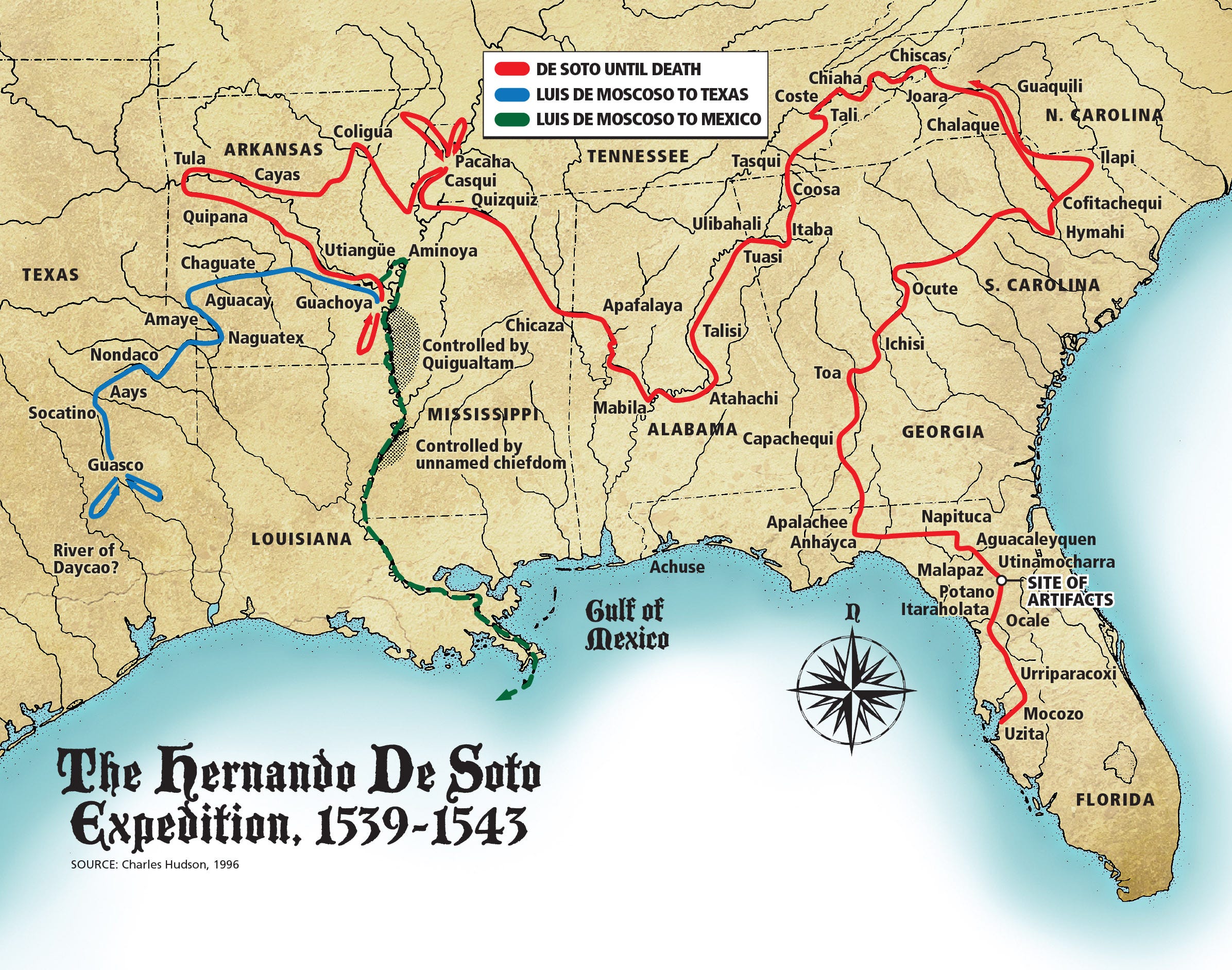 Famed Spanish explorer De Soto may have traveled near Spartanburg