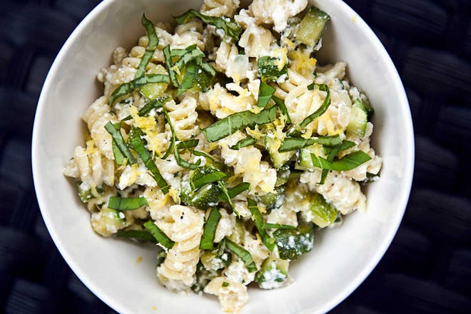 In this pasta dish, ricotta adds a lighter dairy element than the traditional cream. ( Washington Post photo by Katherine Frey.)