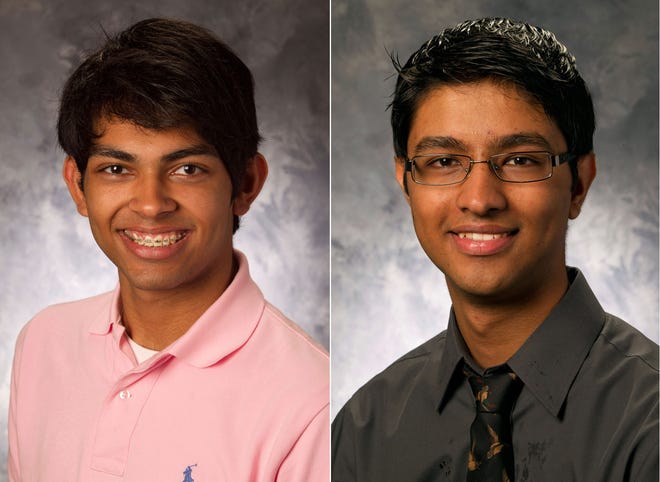 Swayamdipto Misra (left) and Mihir Patel, both 2012 graduates of Lakeside High School, are among only nine students receiving the prestigious Ramsey Scholarship at the University of Georgia for the incoming freshman class. Columbia County is the only county with two Ramsey Scholars this year.