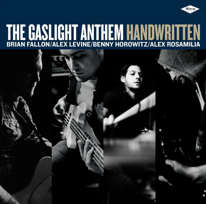This CD cover image released by Mercury/Island Def Jam shows the latest release by The Gaslight Anthem, "Handwritten." (AP Photo/Mercury/Island Def Jam)
