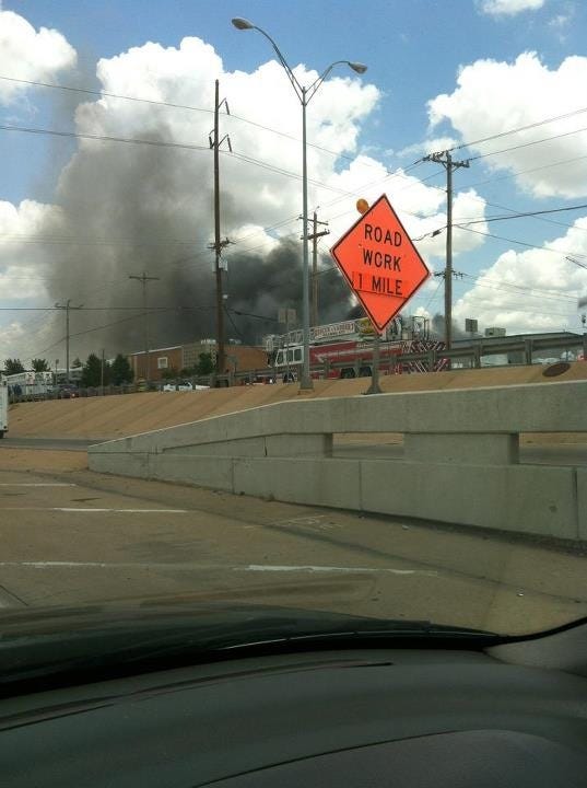 end road work sign meme