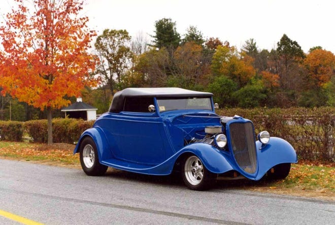 John Brackett of Wilmington rebuilt and restored this 1933 Ford Cabriolet roadster from scratch.