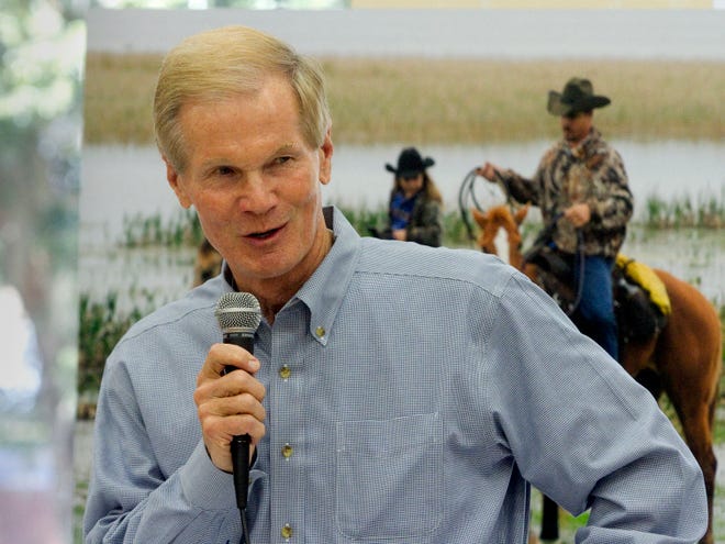 Sen. Bill Nelson, D-Fla., speaks in this file photo. Former U.S. Rep. Dave Weldon of Indialantic is picking up endorsements and momentum as he seeks to deny Connie Mack, a Fort Myers Republican, the nomination. Mack has chosen to ignore his GOP rivals — who also include Mike McCalister and Marielena Stuart — and instead has focused on the incumbent, Nelson.