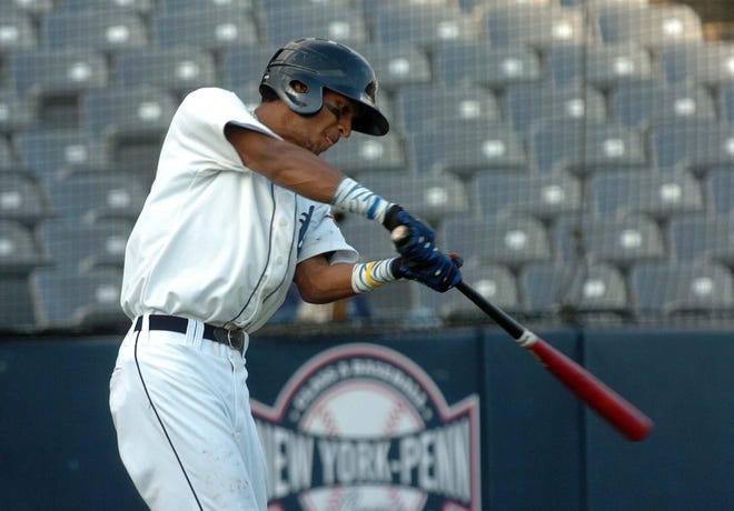Connecticut outfielder Danry Vasquez is seventh in the New York-Penn League with a .320 average.
