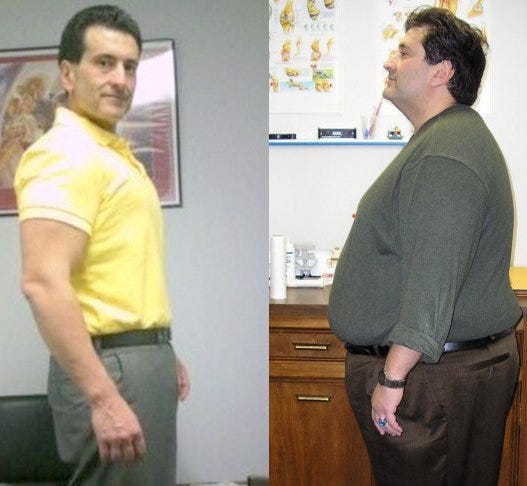 Joe Leonardi's before and after photos