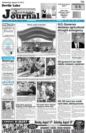 What's only in print and only on the web today in the Devils Lake Journal, Wednesday, Aug.
