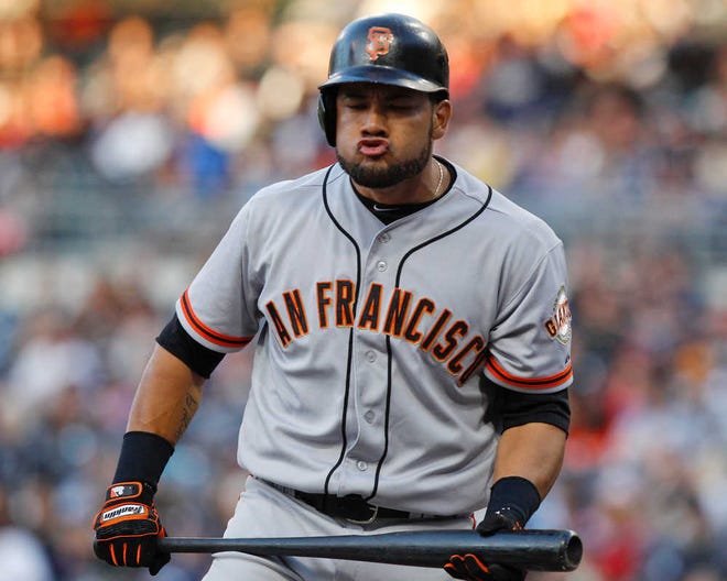 San Francisco outfielder Melky Cabrera was suspended for 50 games Wednesday after testing positive for testosterone.