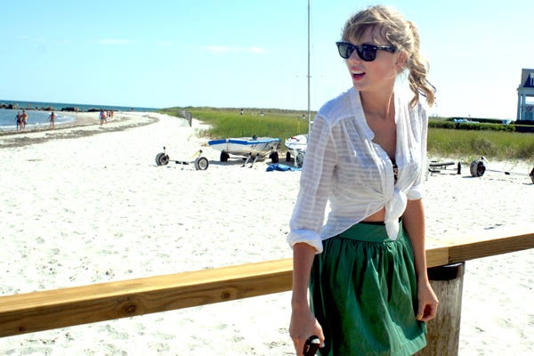 Taylor Swift , shown in this July 3, 2012 photo at the Kennedy compound in Hyannisport, was rumored to have purchased a house that is adjacent to the famed compound. A Realtor who is handling the sale told the Times today that a hedge fund manager has the home under agreement.